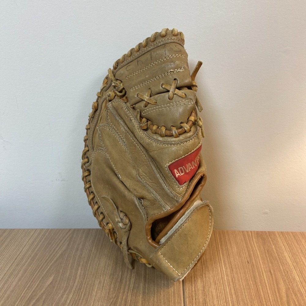Advantage A's Baseball‎ Catchers Mitt Glove Leather Rawhide Professional Oakland